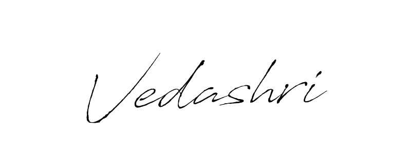 Make a beautiful signature design for name Vedashri. With this signature (Antro_Vectra) style, you can create a handwritten signature for free. Vedashri signature style 6 images and pictures png