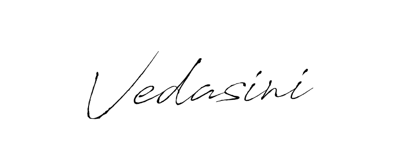 Vedasini stylish signature style. Best Handwritten Sign (Antro_Vectra) for my name. Handwritten Signature Collection Ideas for my name Vedasini. Vedasini signature style 6 images and pictures png