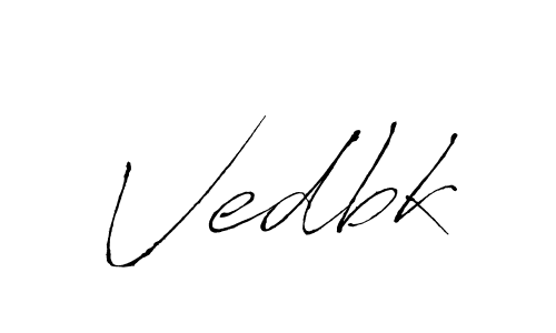 How to make Vedbk name signature. Use Antro_Vectra style for creating short signs online. This is the latest handwritten sign. Vedbk signature style 6 images and pictures png