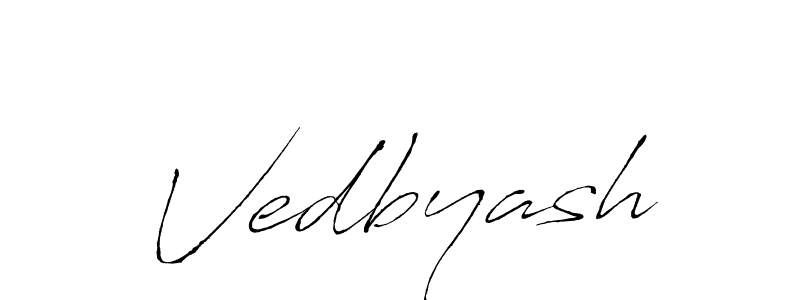 Similarly Antro_Vectra is the best handwritten signature design. Signature creator online .You can use it as an online autograph creator for name Vedbyash. Vedbyash signature style 6 images and pictures png