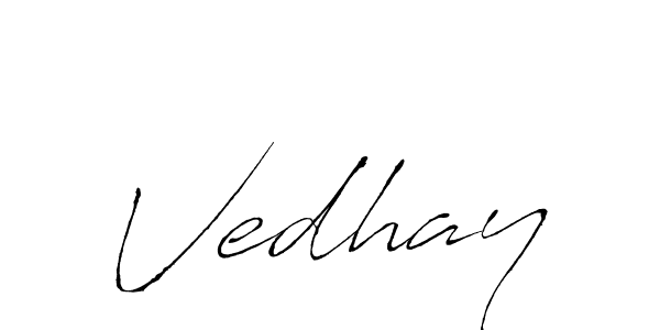Make a beautiful signature design for name Vedhay. Use this online signature maker to create a handwritten signature for free. Vedhay signature style 6 images and pictures png