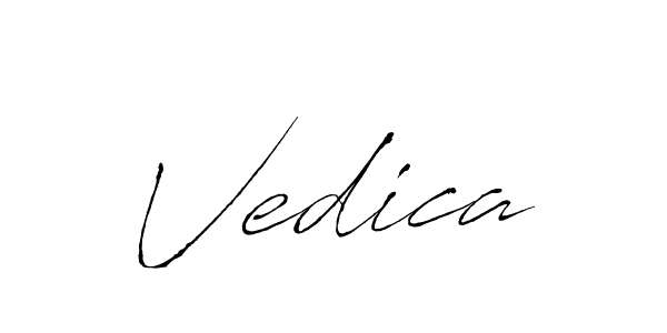 You should practise on your own different ways (Antro_Vectra) to write your name (Vedica) in signature. don't let someone else do it for you. Vedica signature style 6 images and pictures png