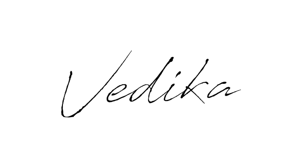 Also we have Vedika name is the best signature style. Create professional handwritten signature collection using Antro_Vectra autograph style. Vedika signature style 6 images and pictures png