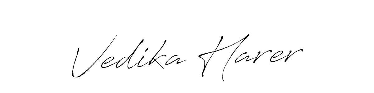 This is the best signature style for the Vedika Harer name. Also you like these signature font (Antro_Vectra). Mix name signature. Vedika Harer signature style 6 images and pictures png