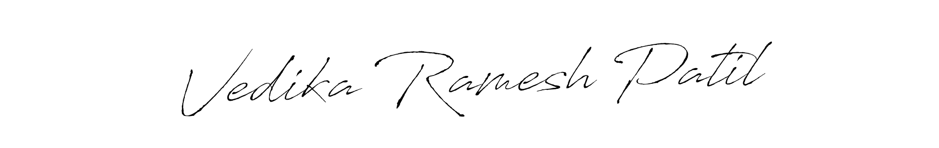 Also You can easily find your signature by using the search form. We will create Vedika Ramesh Patil name handwritten signature images for you free of cost using Antro_Vectra sign style. Vedika Ramesh Patil signature style 6 images and pictures png