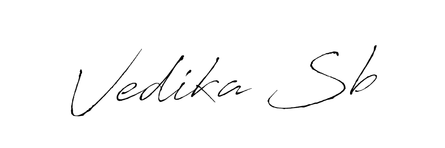 How to make Vedika Sb signature? Antro_Vectra is a professional autograph style. Create handwritten signature for Vedika Sb name. Vedika Sb signature style 6 images and pictures png