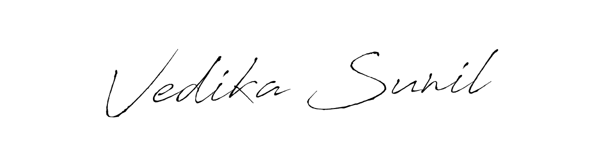 if you are searching for the best signature style for your name Vedika Sunil. so please give up your signature search. here we have designed multiple signature styles  using Antro_Vectra. Vedika Sunil signature style 6 images and pictures png