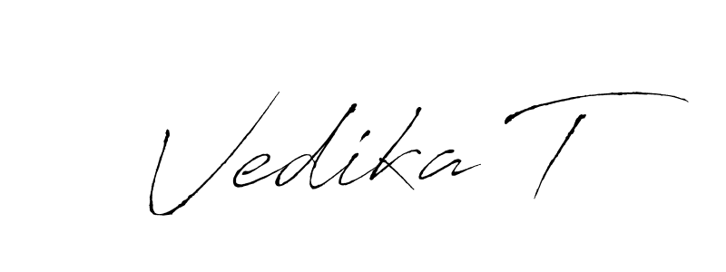 See photos of Vedika T official signature by Spectra . Check more albums & portfolios. Read reviews & check more about Antro_Vectra font. Vedika T signature style 6 images and pictures png