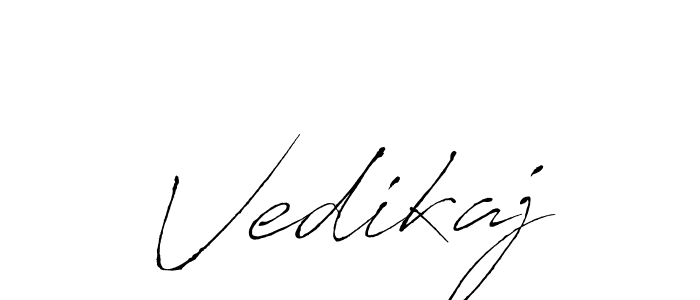 Antro_Vectra is a professional signature style that is perfect for those who want to add a touch of class to their signature. It is also a great choice for those who want to make their signature more unique. Get Vedikaj name to fancy signature for free. Vedikaj signature style 6 images and pictures png