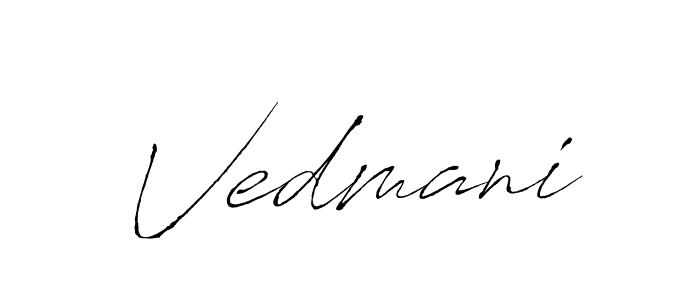 It looks lik you need a new signature style for name Vedmani. Design unique handwritten (Antro_Vectra) signature with our free signature maker in just a few clicks. Vedmani signature style 6 images and pictures png