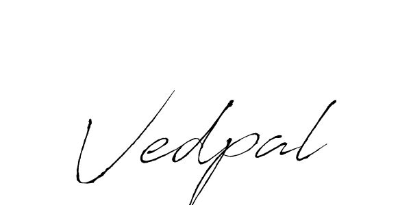 You should practise on your own different ways (Antro_Vectra) to write your name (Vedpal) in signature. don't let someone else do it for you. Vedpal signature style 6 images and pictures png