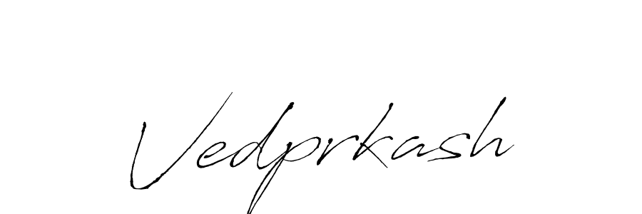 You should practise on your own different ways (Antro_Vectra) to write your name (Vedprkash) in signature. don't let someone else do it for you. Vedprkash signature style 6 images and pictures png