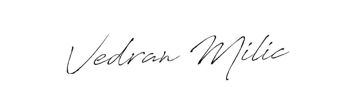 How to Draw Vedran Milic signature style? Antro_Vectra is a latest design signature styles for name Vedran Milic. Vedran Milic signature style 6 images and pictures png