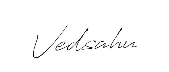 Make a beautiful signature design for name Vedsahu. Use this online signature maker to create a handwritten signature for free. Vedsahu signature style 6 images and pictures png