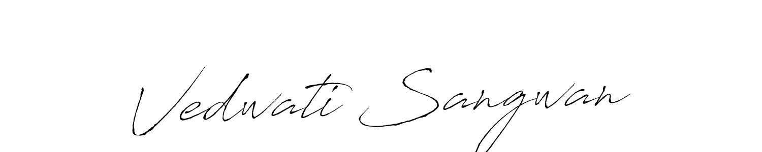 Once you've used our free online signature maker to create your best signature Antro_Vectra style, it's time to enjoy all of the benefits that Vedwati Sangwan name signing documents. Vedwati Sangwan signature style 6 images and pictures png