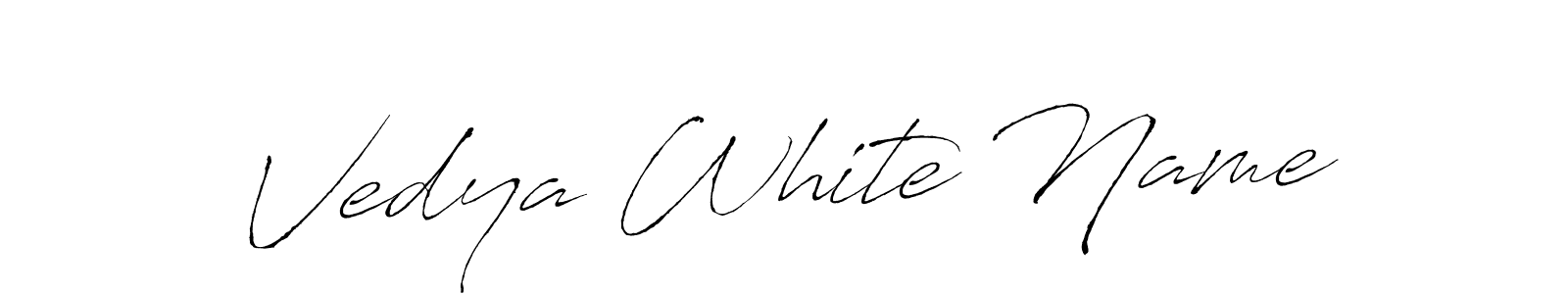Check out images of Autograph of Vedya White Name name. Actor Vedya White Name Signature Style. Antro_Vectra is a professional sign style online. Vedya White Name signature style 6 images and pictures png