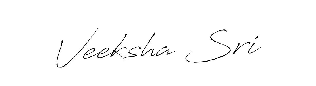 It looks lik you need a new signature style for name Veeksha Sri. Design unique handwritten (Antro_Vectra) signature with our free signature maker in just a few clicks. Veeksha Sri signature style 6 images and pictures png