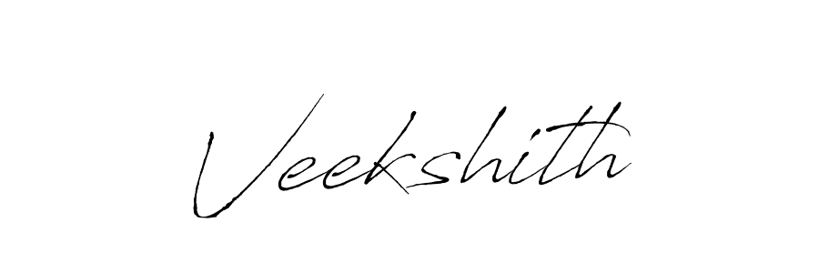 if you are searching for the best signature style for your name Veekshith. so please give up your signature search. here we have designed multiple signature styles  using Antro_Vectra. Veekshith signature style 6 images and pictures png