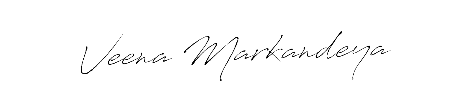 Antro_Vectra is a professional signature style that is perfect for those who want to add a touch of class to their signature. It is also a great choice for those who want to make their signature more unique. Get Veena Markandeya name to fancy signature for free. Veena Markandeya signature style 6 images and pictures png