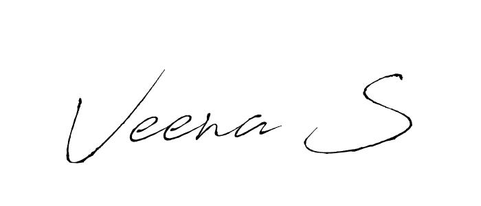 Best and Professional Signature Style for Veena S. Antro_Vectra Best Signature Style Collection. Veena S signature style 6 images and pictures png