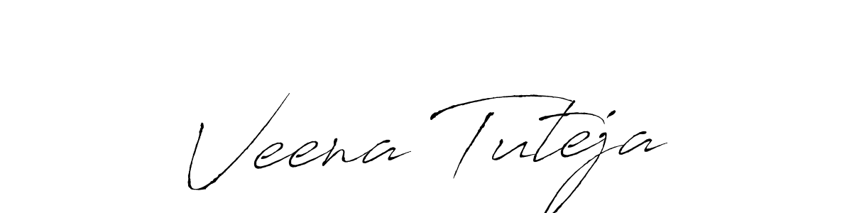 Make a beautiful signature design for name Veena Tuteja. Use this online signature maker to create a handwritten signature for free. Veena Tuteja signature style 6 images and pictures png