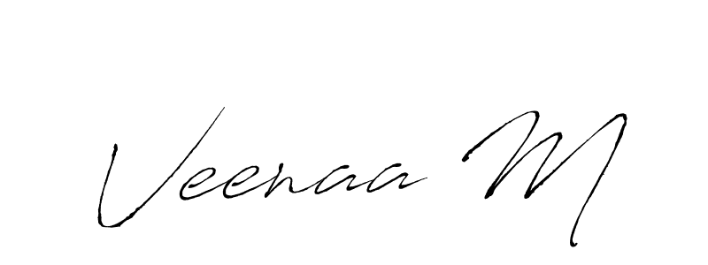 Antro_Vectra is a professional signature style that is perfect for those who want to add a touch of class to their signature. It is also a great choice for those who want to make their signature more unique. Get Veenaa M name to fancy signature for free. Veenaa M signature style 6 images and pictures png