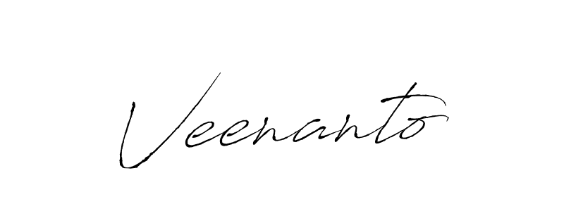 How to make Veenanto name signature. Use Antro_Vectra style for creating short signs online. This is the latest handwritten sign. Veenanto signature style 6 images and pictures png