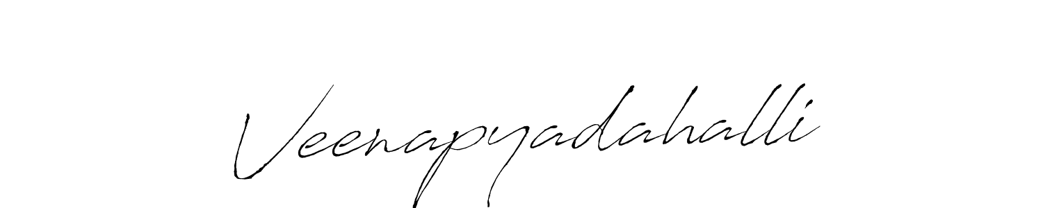 How to make Veenapyadahalli signature? Antro_Vectra is a professional autograph style. Create handwritten signature for Veenapyadahalli name. Veenapyadahalli signature style 6 images and pictures png