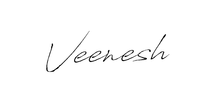 Also we have Veenesh name is the best signature style. Create professional handwritten signature collection using Antro_Vectra autograph style. Veenesh signature style 6 images and pictures png