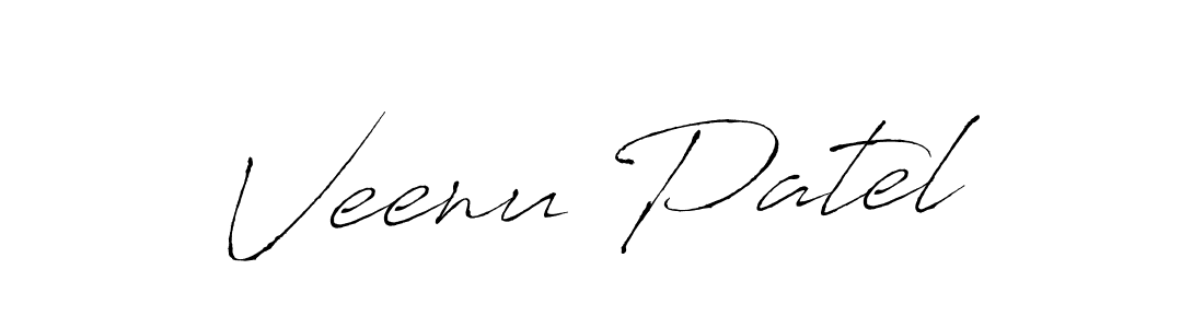 Design your own signature with our free online signature maker. With this signature software, you can create a handwritten (Antro_Vectra) signature for name Veenu Patel. Veenu Patel signature style 6 images and pictures png