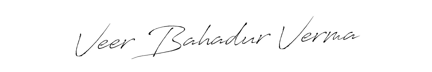 Veer Bahadur Verma stylish signature style. Best Handwritten Sign (Antro_Vectra) for my name. Handwritten Signature Collection Ideas for my name Veer Bahadur Verma. Veer Bahadur Verma signature style 6 images and pictures png