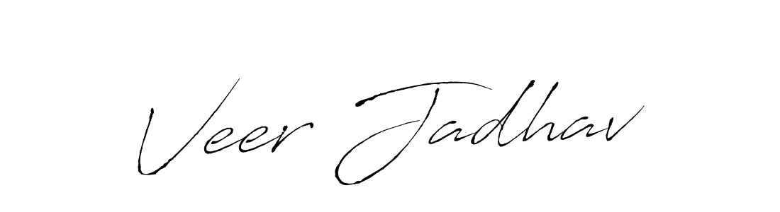 This is the best signature style for the Veer Jadhav name. Also you like these signature font (Antro_Vectra). Mix name signature. Veer Jadhav signature style 6 images and pictures png