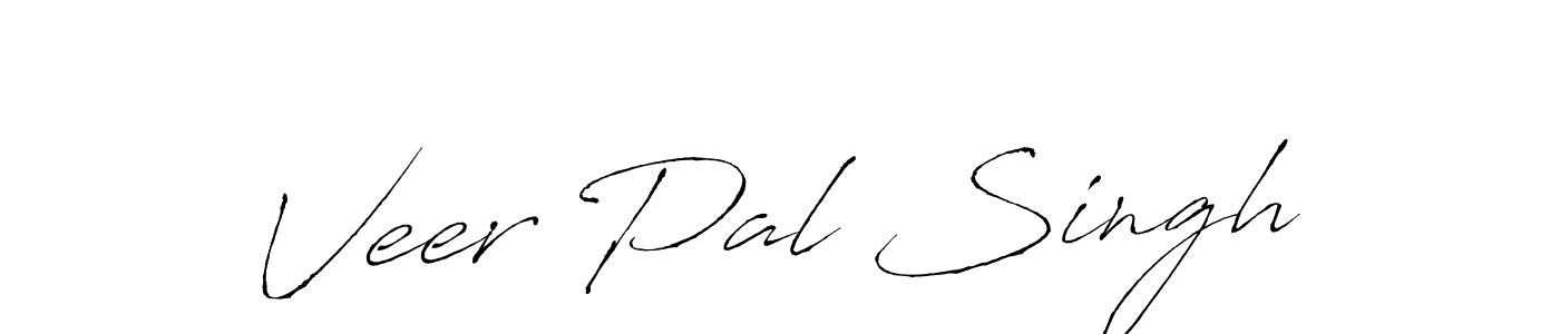 Veer Pal Singh stylish signature style. Best Handwritten Sign (Antro_Vectra) for my name. Handwritten Signature Collection Ideas for my name Veer Pal Singh. Veer Pal Singh signature style 6 images and pictures png