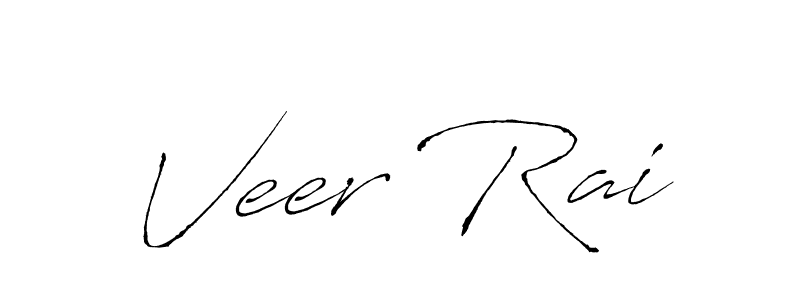 Create a beautiful signature design for name Veer Rai. With this signature (Antro_Vectra) fonts, you can make a handwritten signature for free. Veer Rai signature style 6 images and pictures png