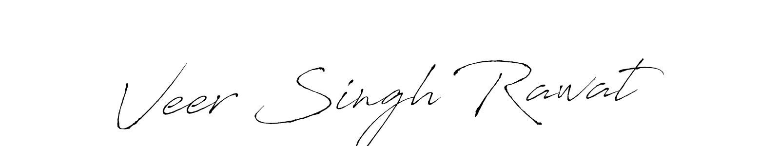 Use a signature maker to create a handwritten signature online. With this signature software, you can design (Antro_Vectra) your own signature for name Veer Singh Rawat. Veer Singh Rawat signature style 6 images and pictures png