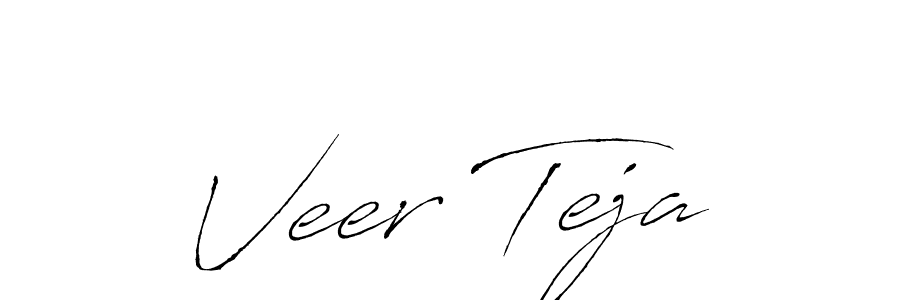How to make Veer Teja name signature. Use Antro_Vectra style for creating short signs online. This is the latest handwritten sign. Veer Teja signature style 6 images and pictures png