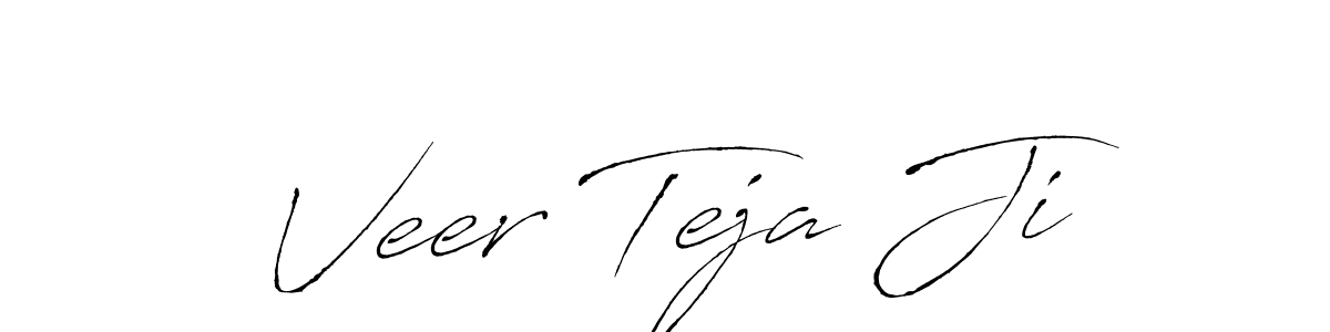 Make a beautiful signature design for name Veer Teja Ji. With this signature (Antro_Vectra) style, you can create a handwritten signature for free. Veer Teja Ji signature style 6 images and pictures png