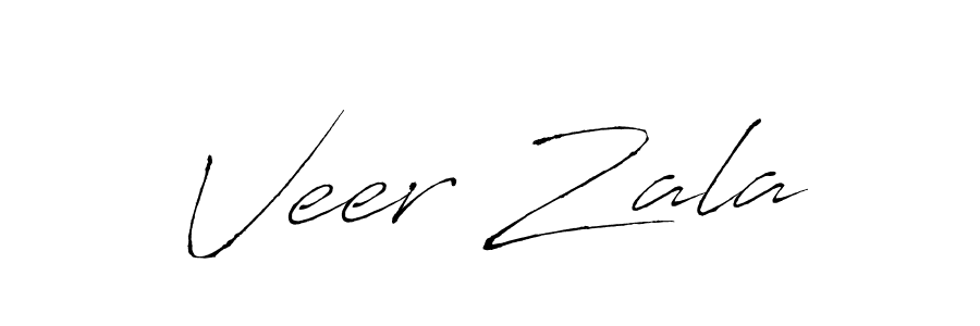 The best way (Antro_Vectra) to make a short signature is to pick only two or three words in your name. The name Veer Zala include a total of six letters. For converting this name. Veer Zala signature style 6 images and pictures png