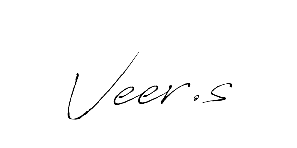 Also we have Veer.s name is the best signature style. Create professional handwritten signature collection using Antro_Vectra autograph style. Veer.s signature style 6 images and pictures png