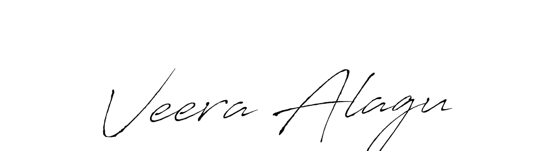 Make a beautiful signature design for name Veera Alagu. With this signature (Antro_Vectra) style, you can create a handwritten signature for free. Veera Alagu signature style 6 images and pictures png