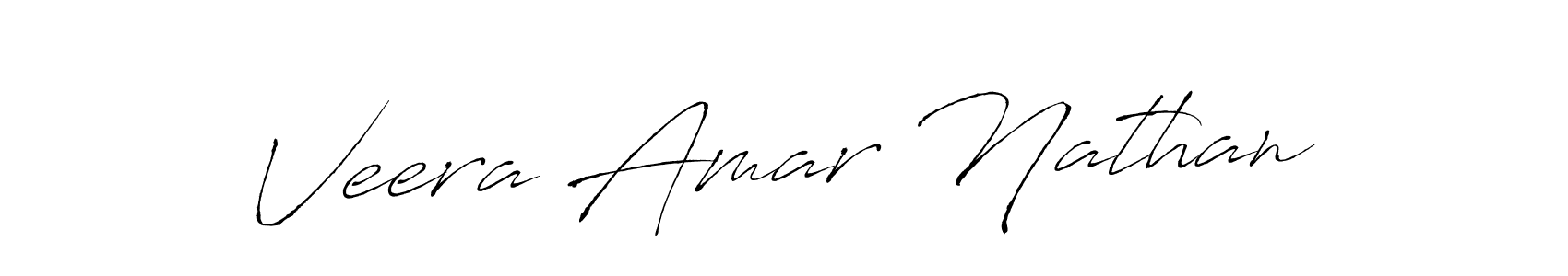 Use a signature maker to create a handwritten signature online. With this signature software, you can design (Antro_Vectra) your own signature for name Veera Amar Nathan. Veera Amar Nathan signature style 6 images and pictures png