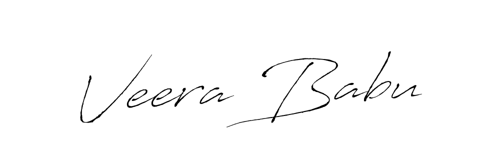 You should practise on your own different ways (Antro_Vectra) to write your name (Veera Babu) in signature. don't let someone else do it for you. Veera Babu signature style 6 images and pictures png