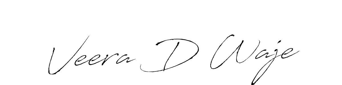 How to make Veera D Waje signature? Antro_Vectra is a professional autograph style. Create handwritten signature for Veera D Waje name. Veera D Waje signature style 6 images and pictures png