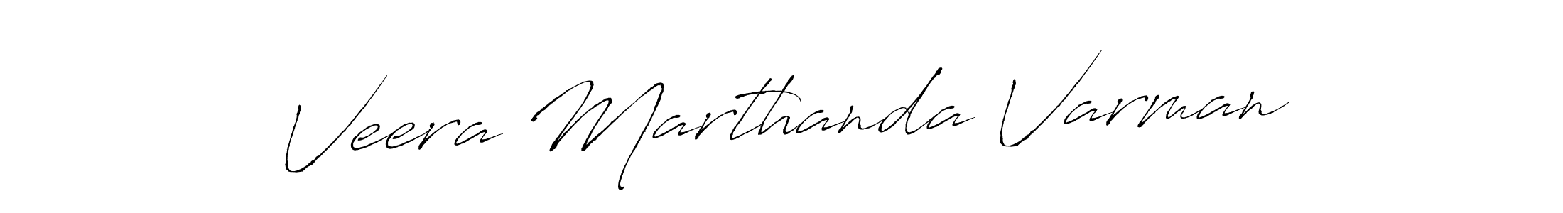 Create a beautiful signature design for name Veera Marthanda Varman. With this signature (Antro_Vectra) fonts, you can make a handwritten signature for free. Veera Marthanda Varman signature style 6 images and pictures png