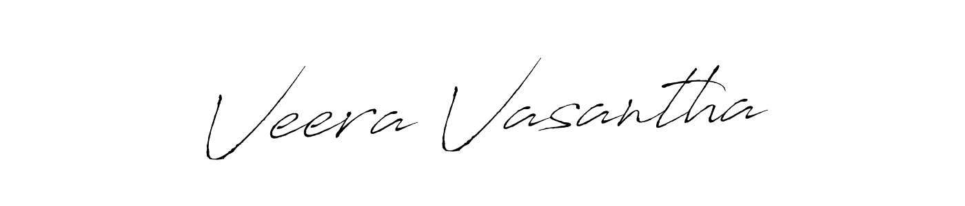 It looks lik you need a new signature style for name Veera Vasantha. Design unique handwritten (Antro_Vectra) signature with our free signature maker in just a few clicks. Veera Vasantha signature style 6 images and pictures png