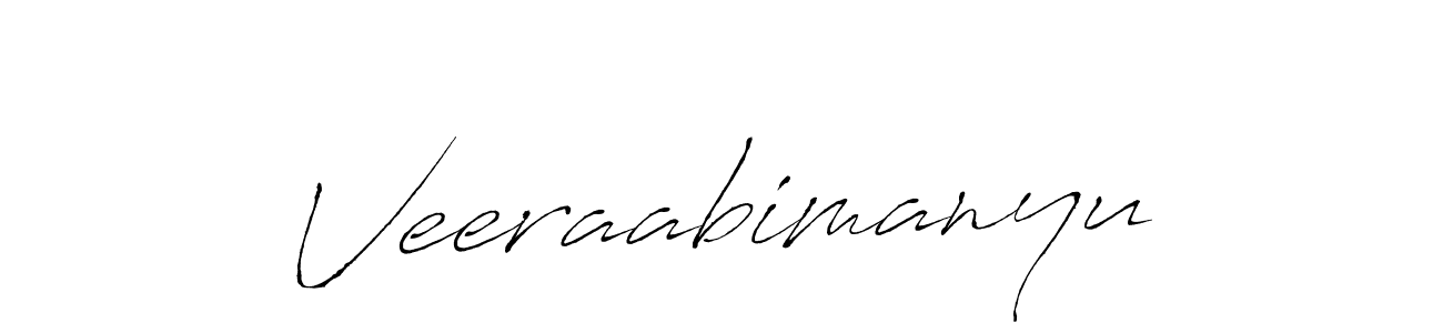 How to make Veeraabimanyu name signature. Use Antro_Vectra style for creating short signs online. This is the latest handwritten sign. Veeraabimanyu signature style 6 images and pictures png
