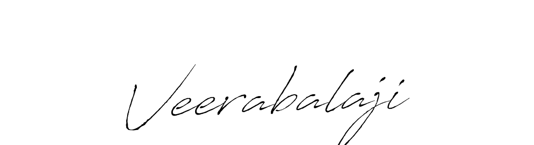 Make a beautiful signature design for name Veerabalaji. With this signature (Antro_Vectra) style, you can create a handwritten signature for free. Veerabalaji signature style 6 images and pictures png