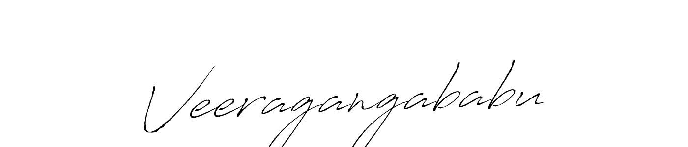 Use a signature maker to create a handwritten signature online. With this signature software, you can design (Antro_Vectra) your own signature for name Veeragangababu. Veeragangababu signature style 6 images and pictures png