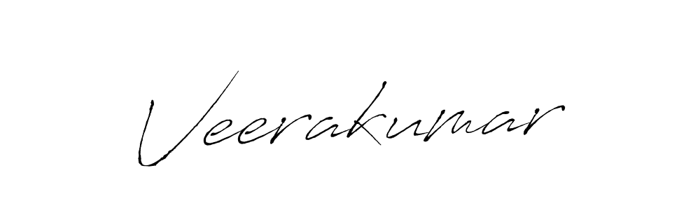 How to make Veerakumar signature? Antro_Vectra is a professional autograph style. Create handwritten signature for Veerakumar name. Veerakumar signature style 6 images and pictures png
