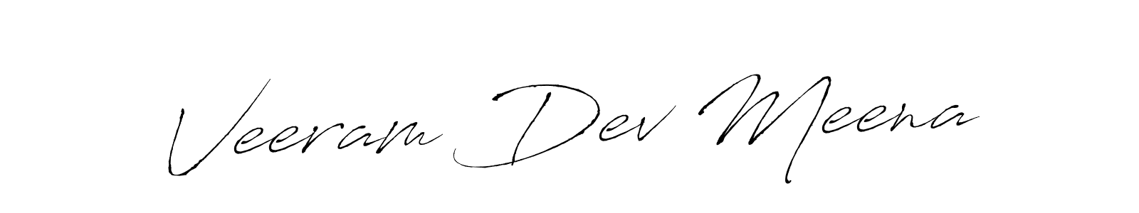 Also we have Veeram Dev Meena name is the best signature style. Create professional handwritten signature collection using Antro_Vectra autograph style. Veeram Dev Meena signature style 6 images and pictures png